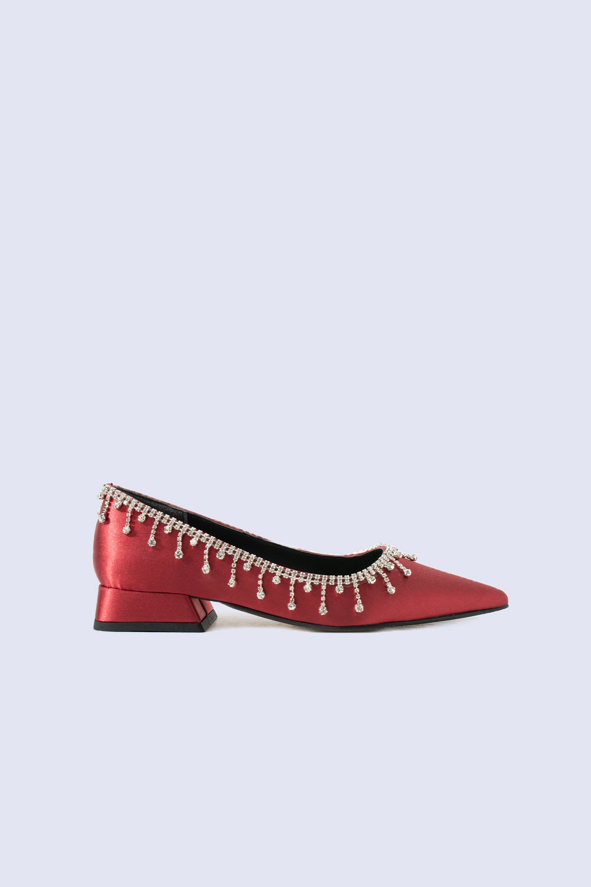 burgundy flat dress shoes Relan Ballet Flats in Red | Size 10.5 main image 1