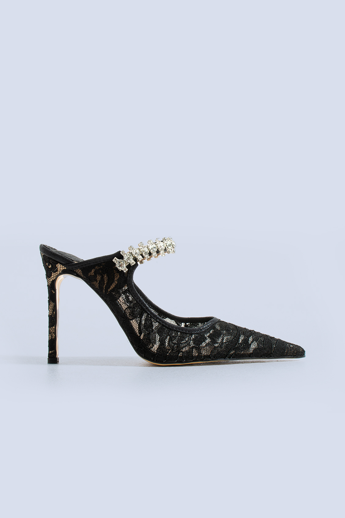 Serephine Siyah Mules 100