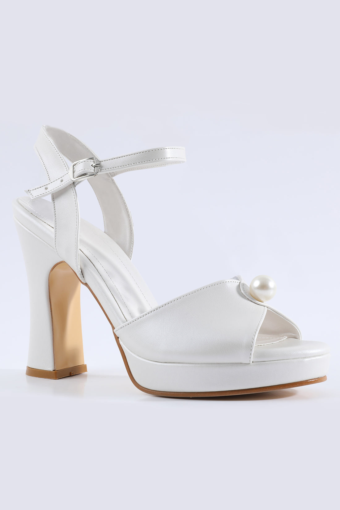 Helia Pearl Detail Heeled Shoes