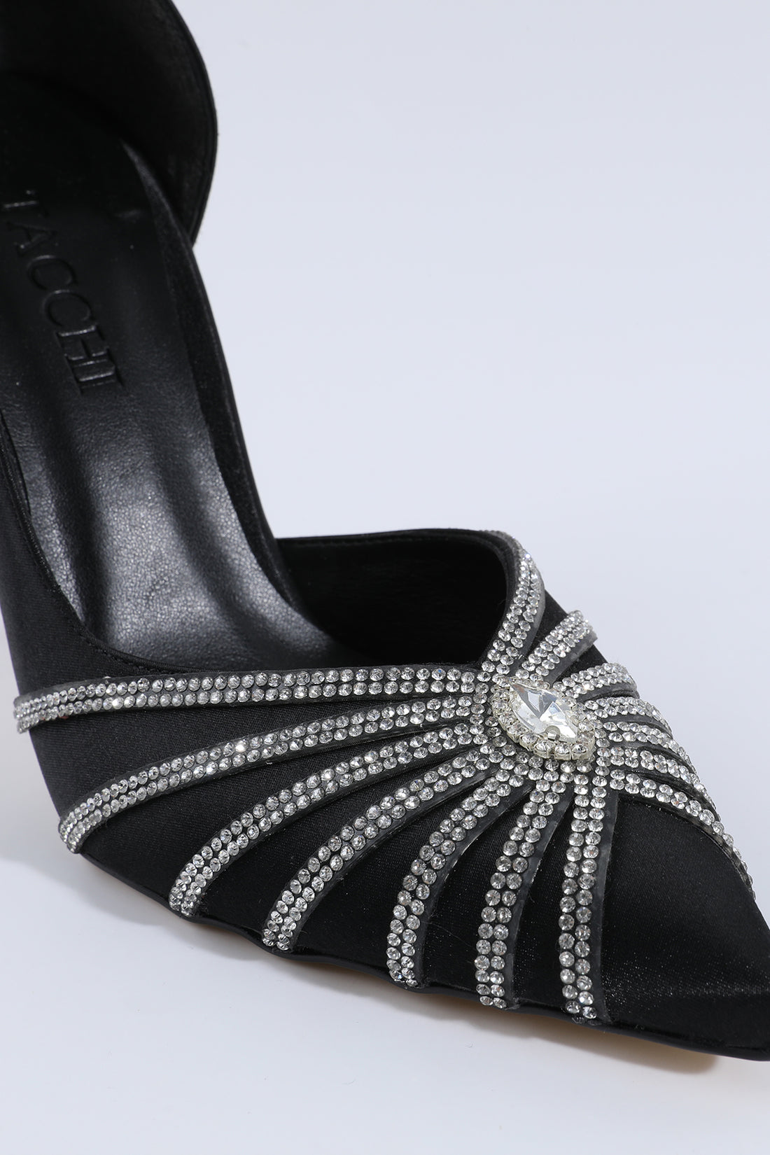 Ghita Crystal Embellished Pumps 90