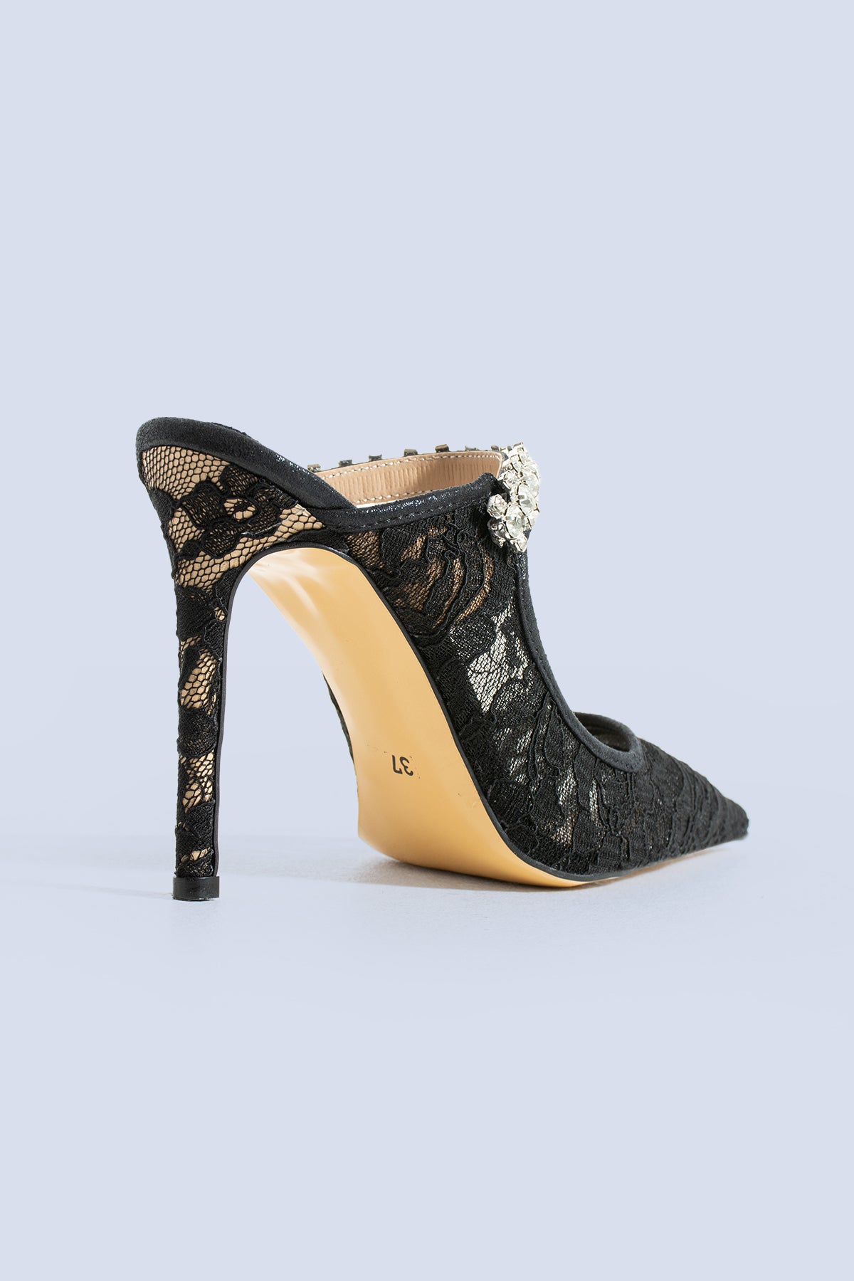 Serephine Siyah Mules 100