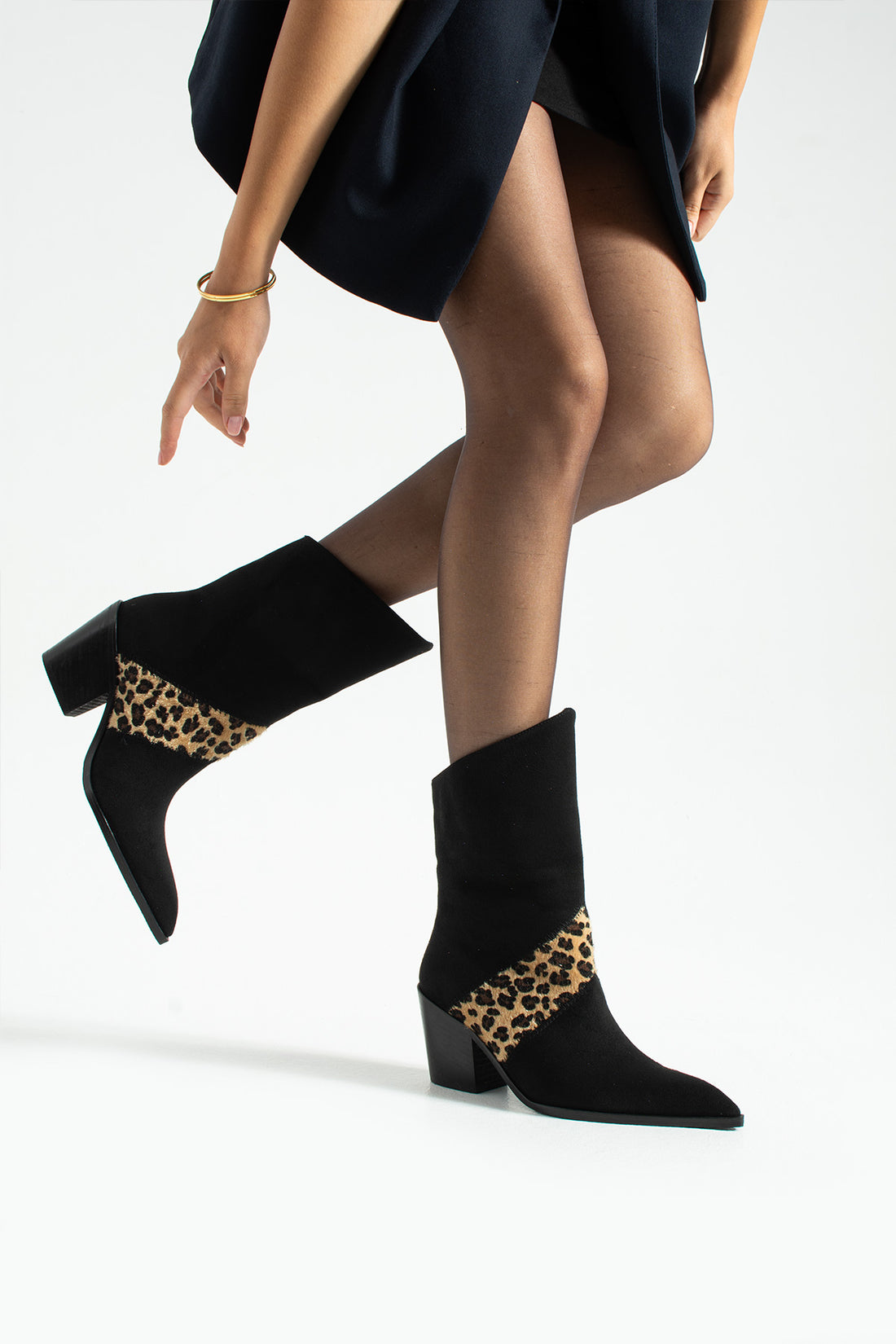 Dakota Siyah Bootie 75