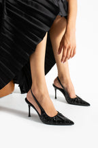 Veloura Siyah Sling 90