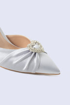 Helen Silver Pumps 80