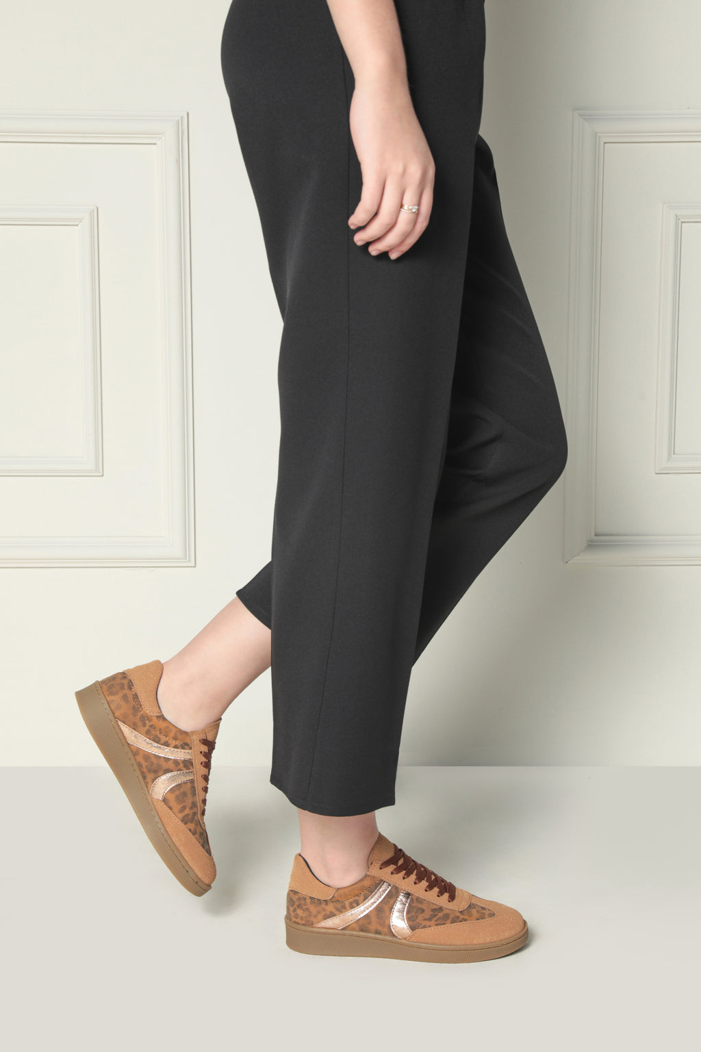 Leontina Leopard Flats