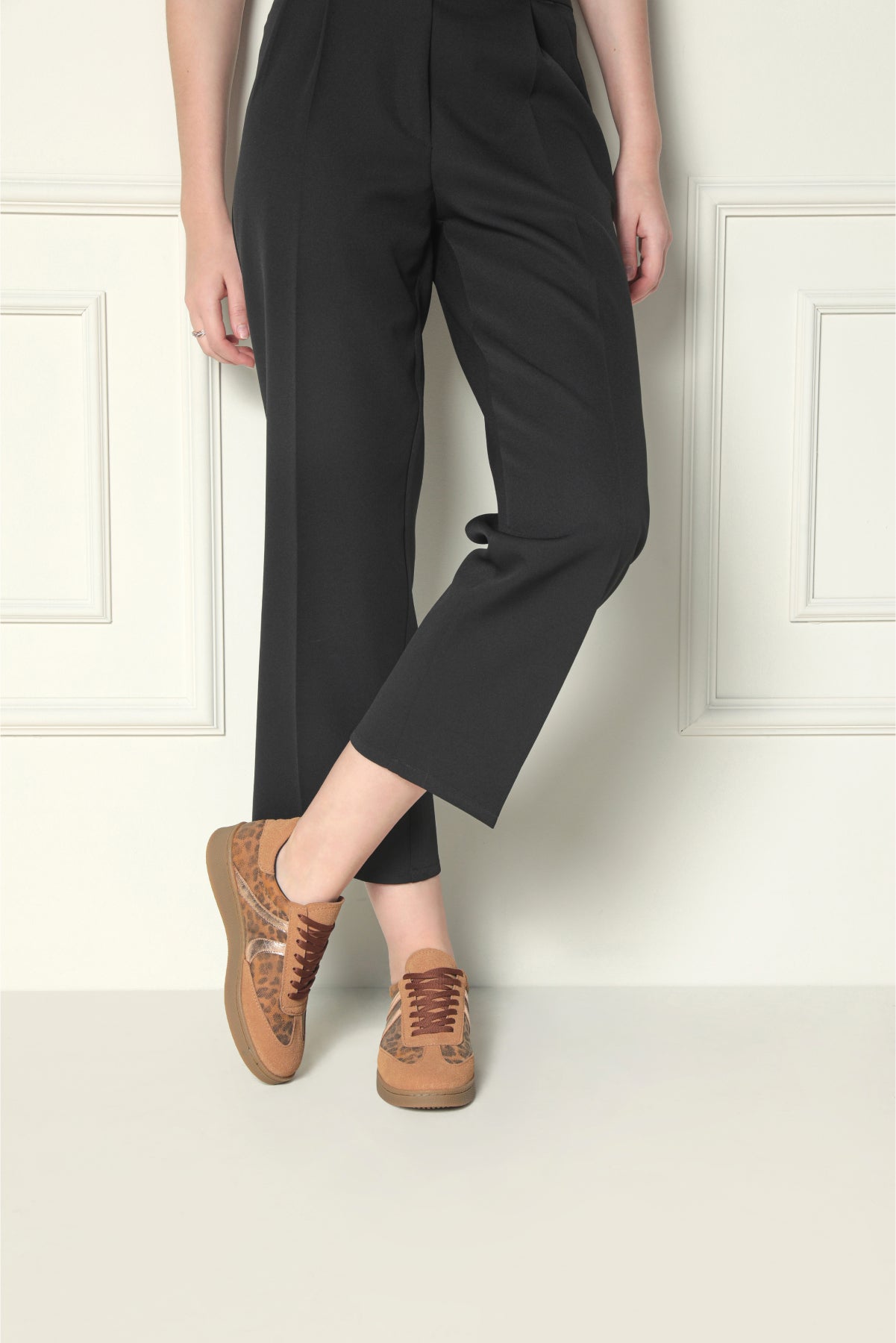 Leontina Leopard Flats