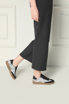 Leontina Siyah Flats