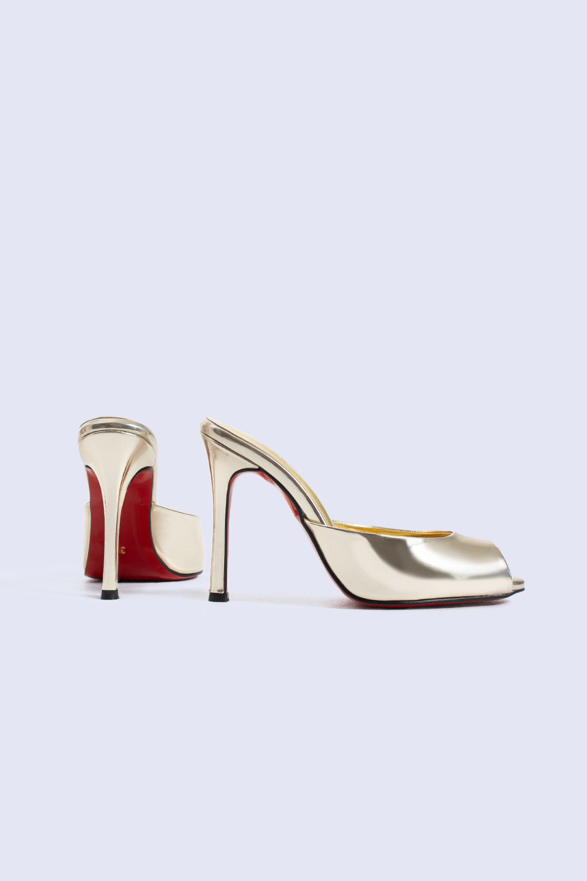 Verve Gold Mules 100