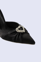 Amora Siyah Pumps 100