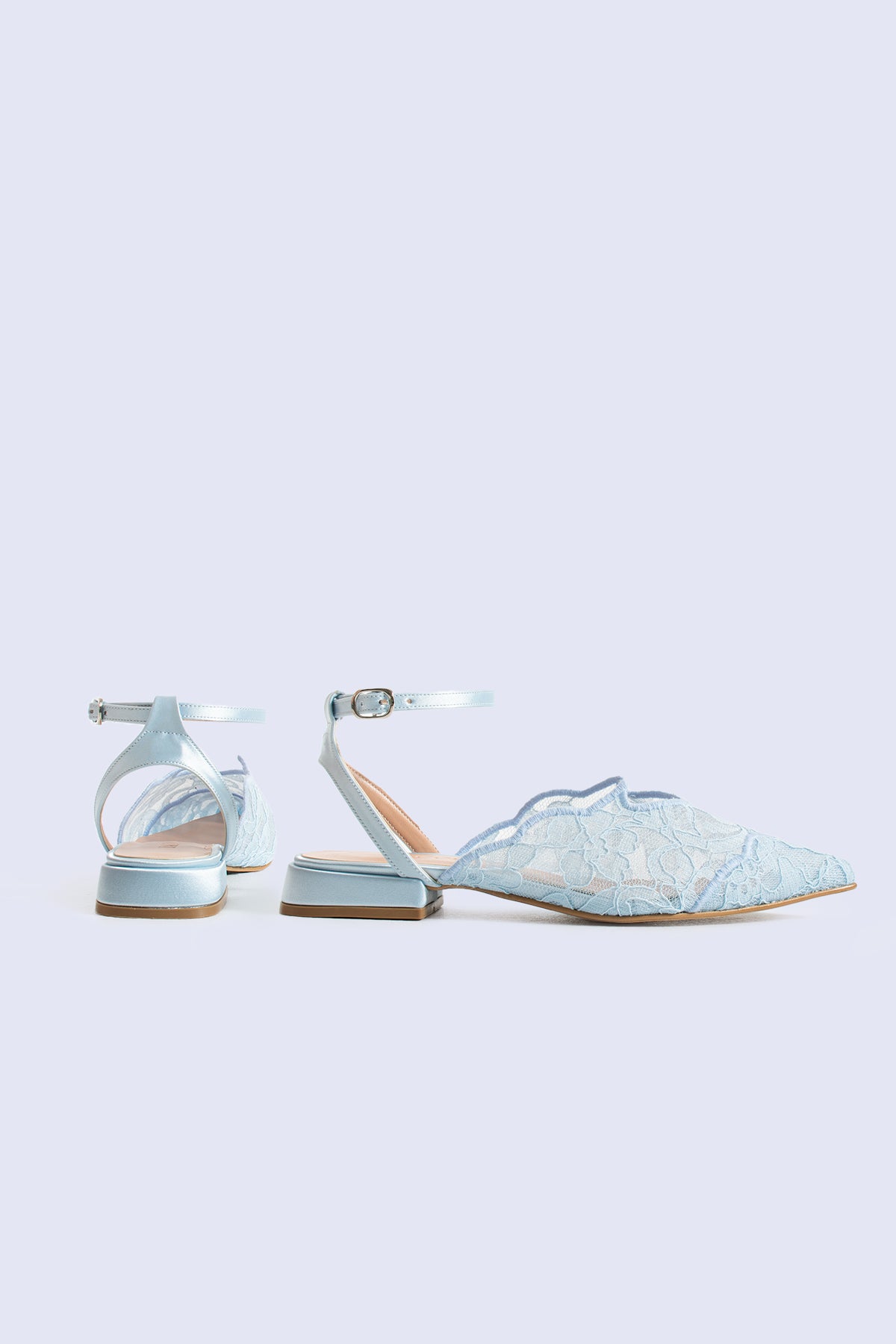 Valenne Baby Blue Flats