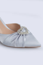 Helen Gümüş Pumps 80