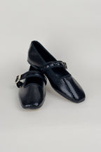 Elora Black Flats