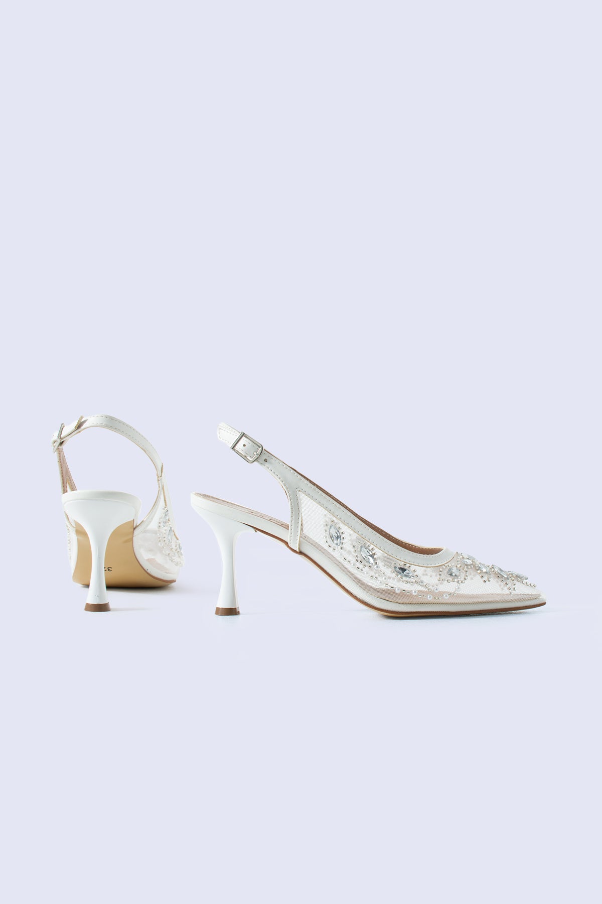 Marvella White Sling 80