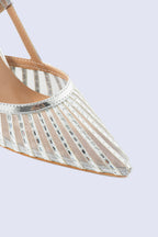 Noctis Gümüş Pumps 80