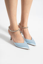 Novalie Mini Baby Blue Pumps 80