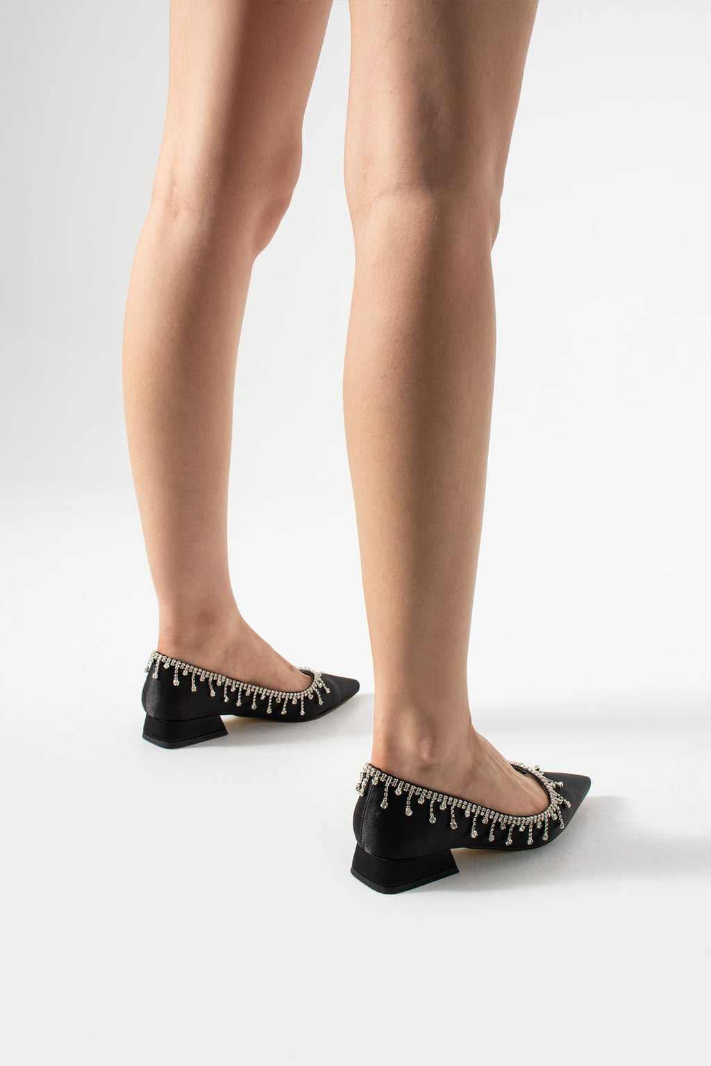 Orna Siyah Flats