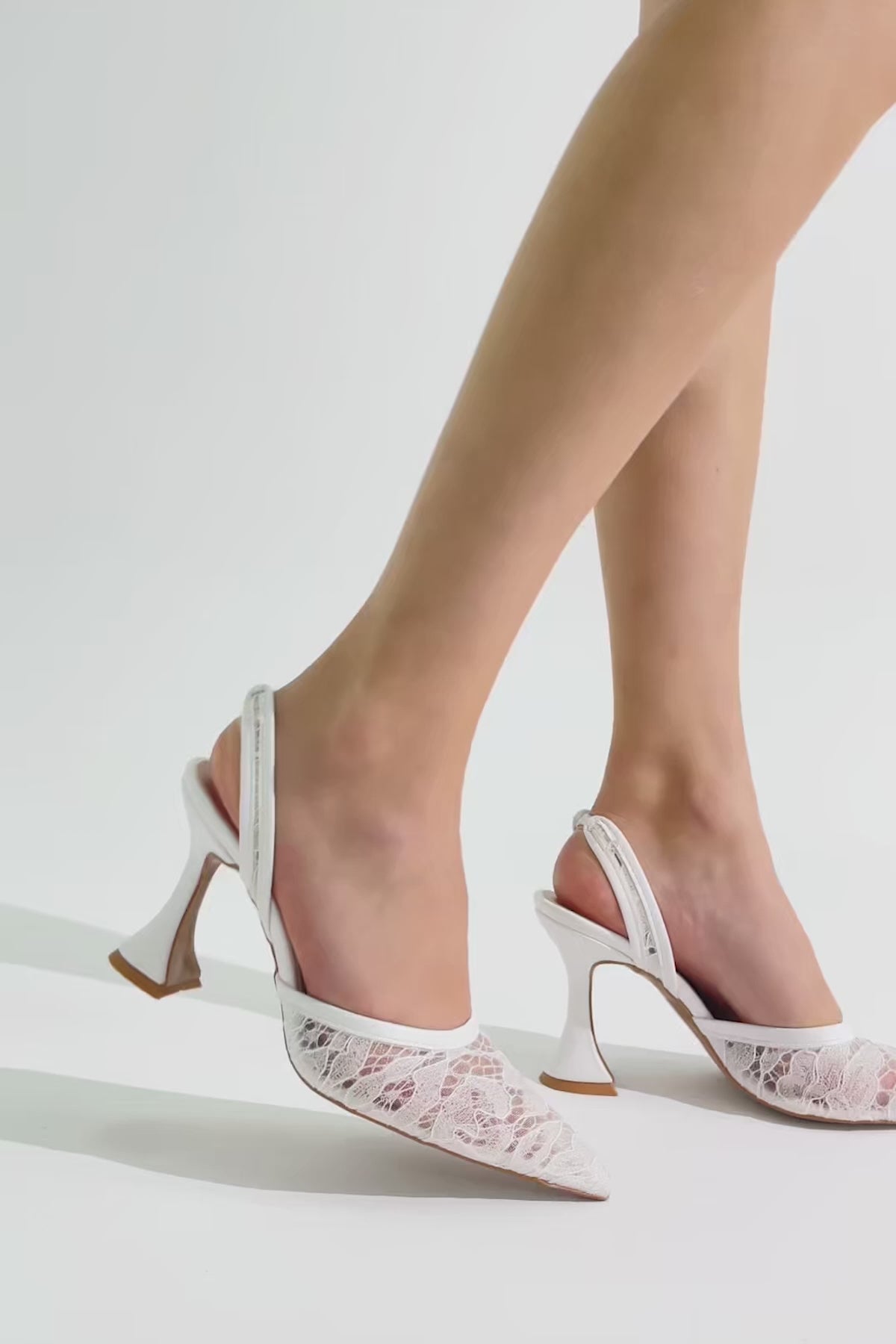 Dora Black Lace Sling 90