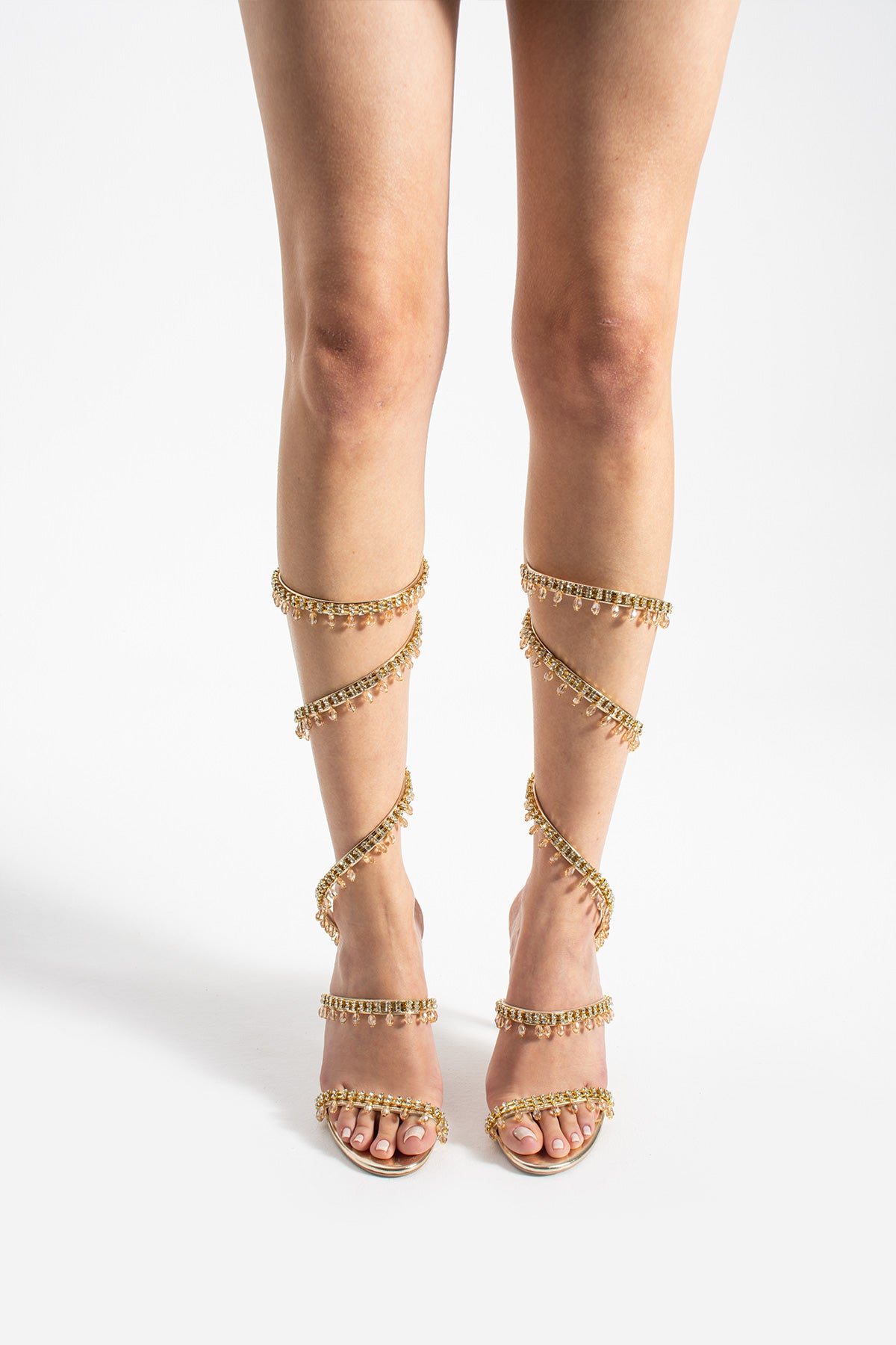 Elvoria Altın Heels 100