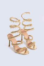 Elvoria Altın Heels 100
