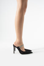 Serephine Siyah Mules 100