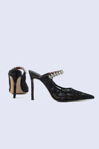 Serephine Black Mules 100