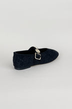 Vespera Black Flats