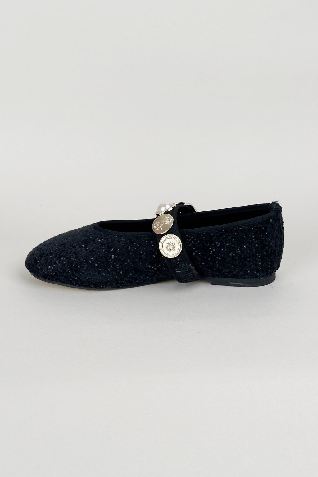 Vespera Black Flats