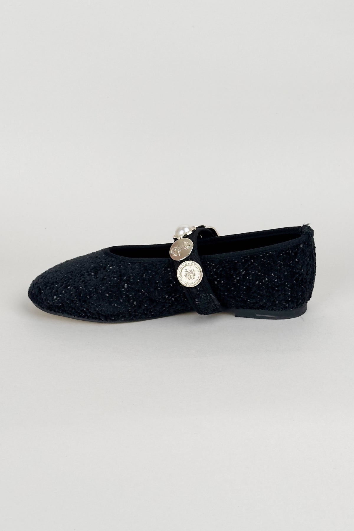 Vespera Black Flats