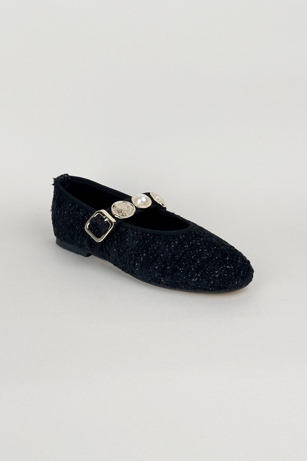 Vespera Black Flats