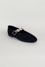 Vespera Black Flats