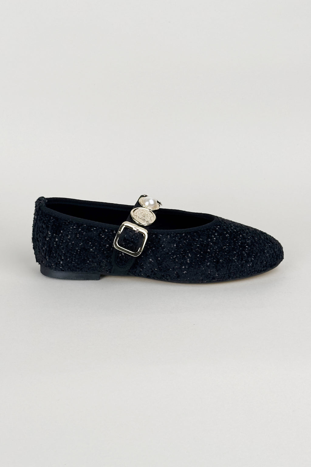 Vespera Black Flats