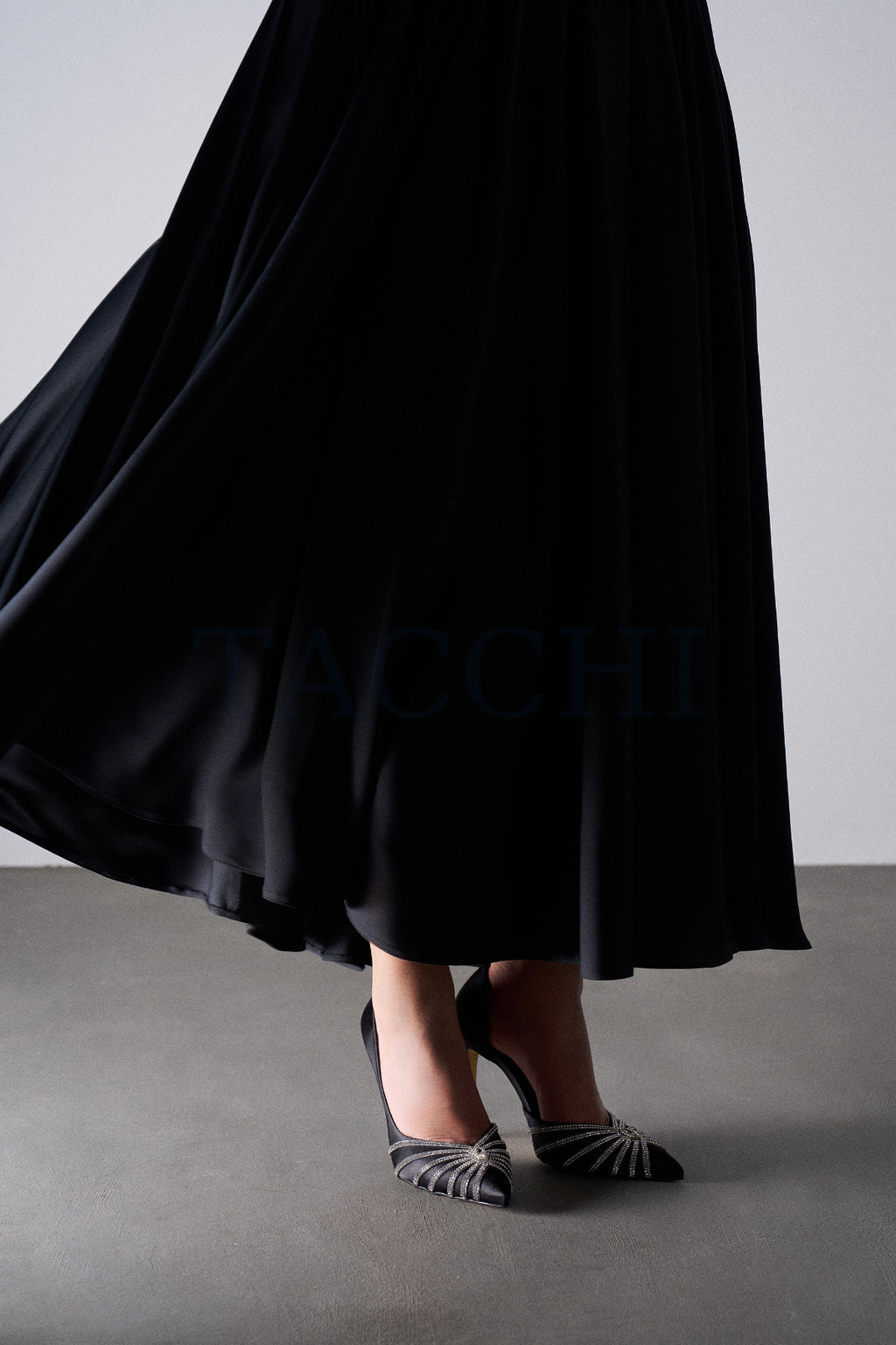 Ghita Siyah Pumps 90