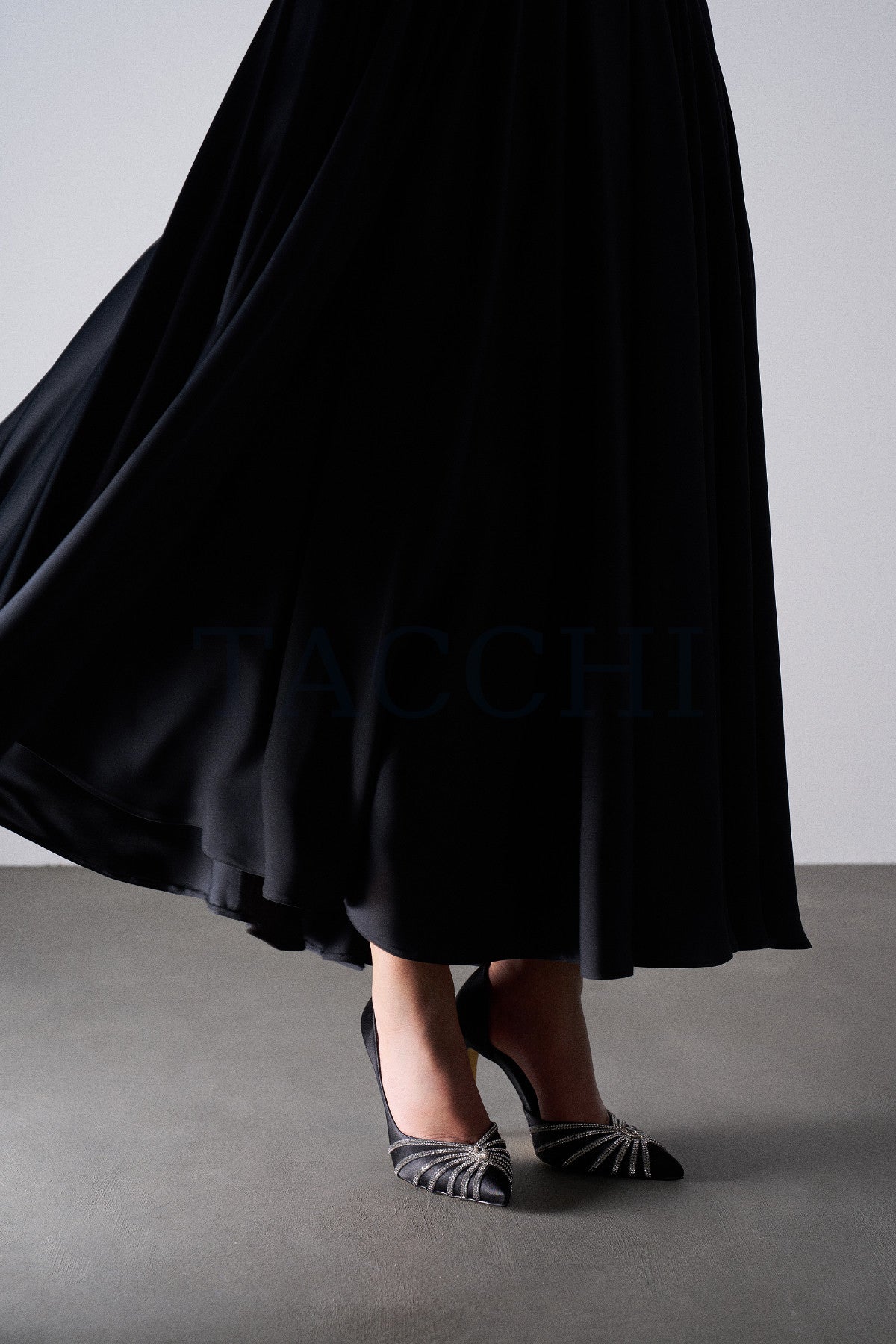 Ghita Siyah Pumps 90