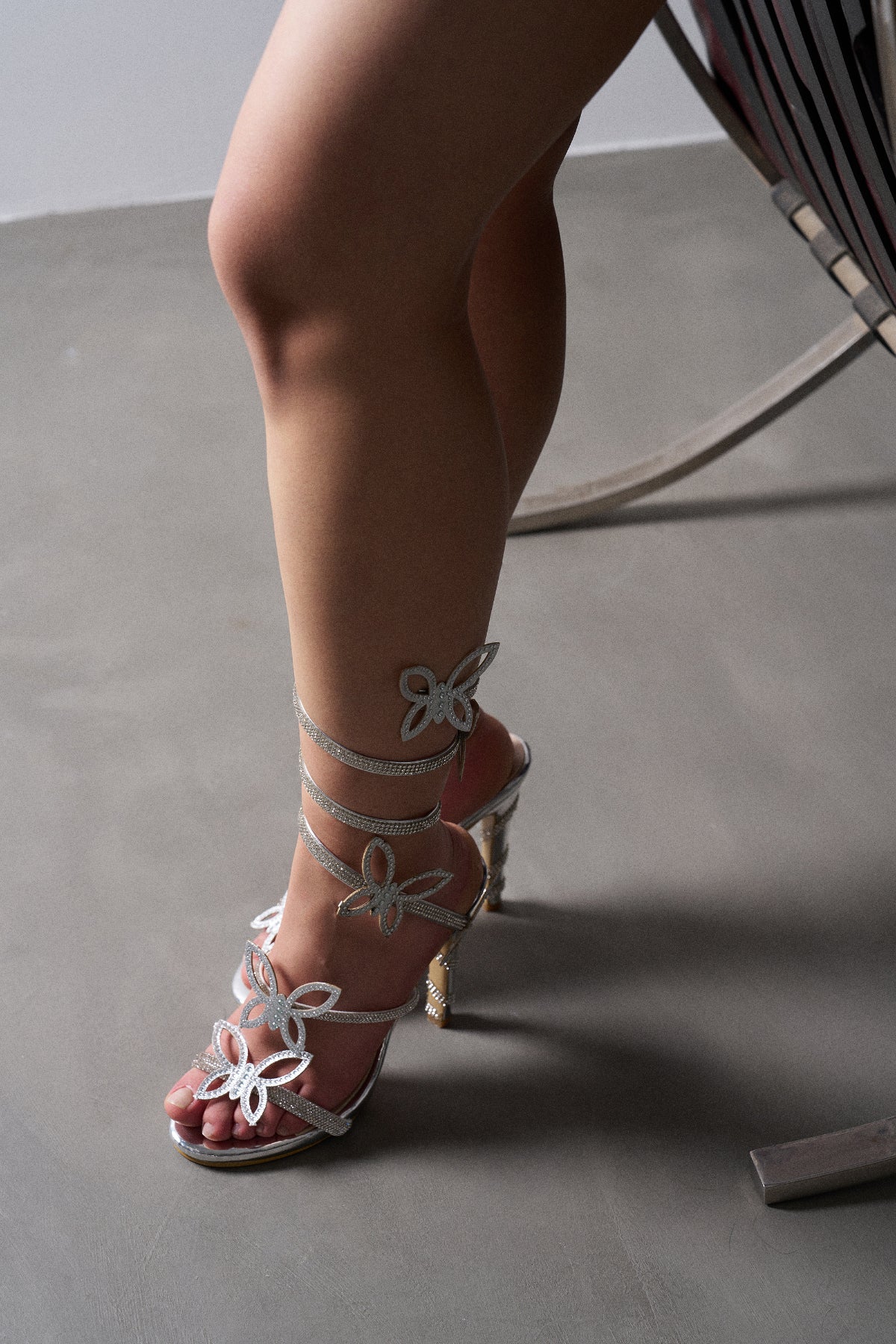 Euphony Gümüş Heels 110