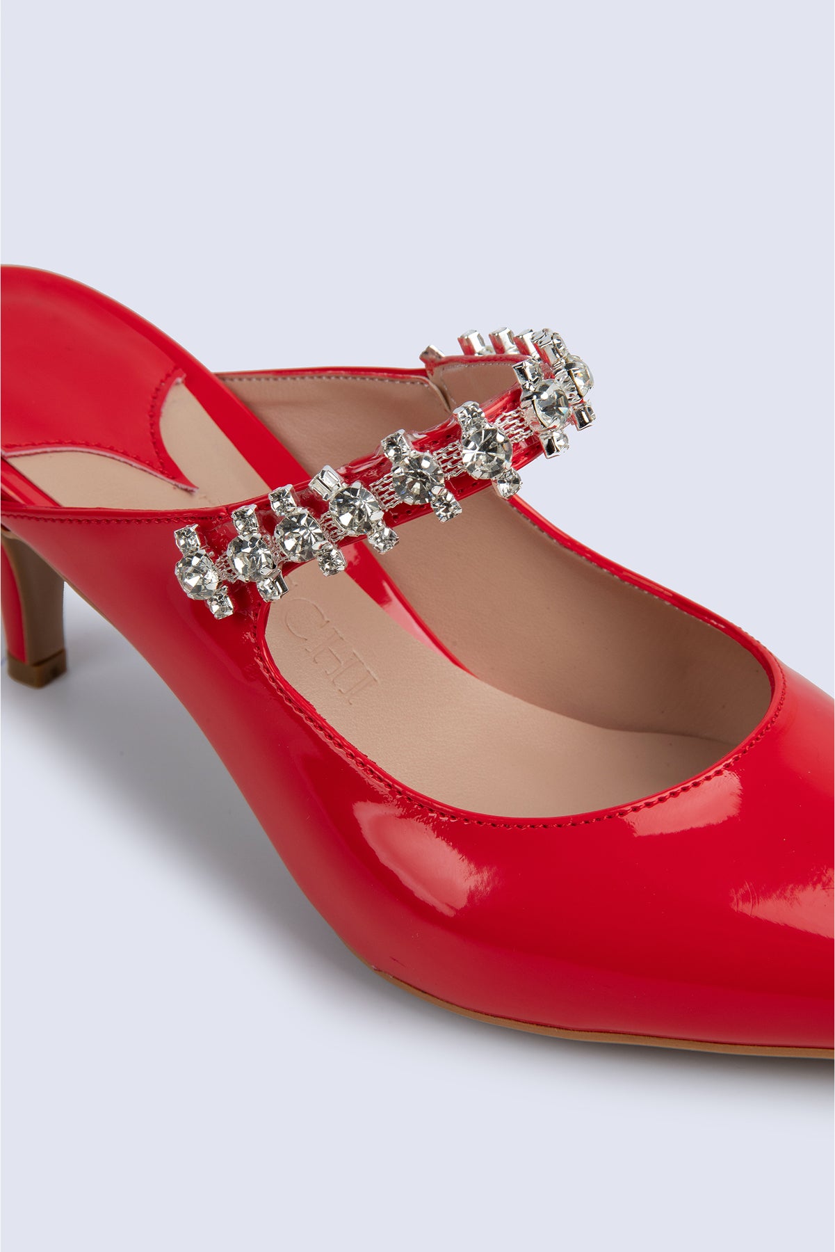 Valentina Kırmızı Mules 60